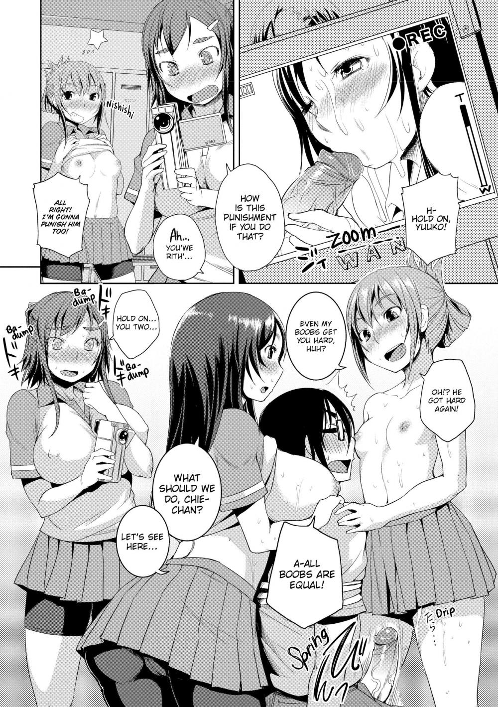 Hentai Manga Comic-Peachy-Butt Girls-Chapter 5 - boob shot!-8